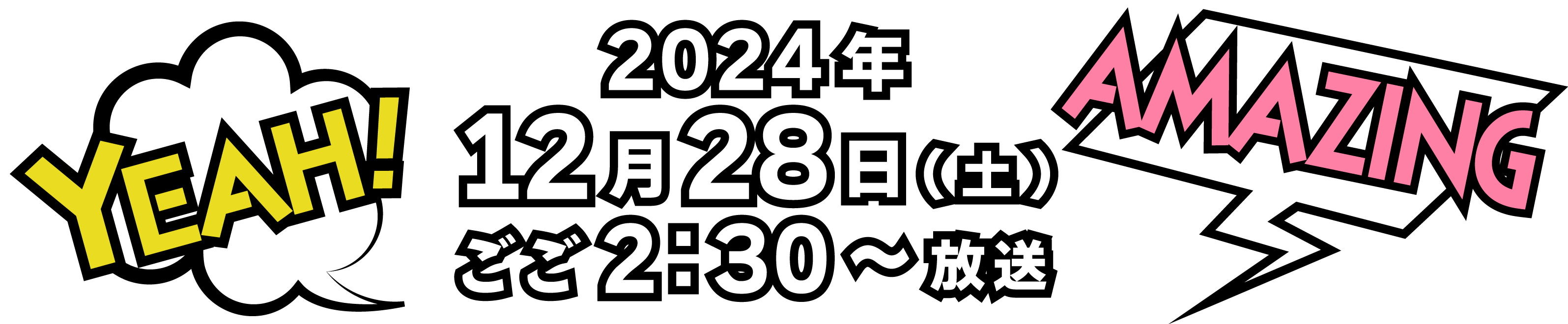 2024年12月28日（土）午後3:30～放送